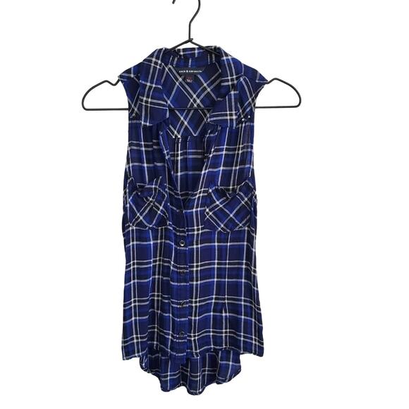 Y2K Rock & Republic Button Up Tank - Picture 1 of 5